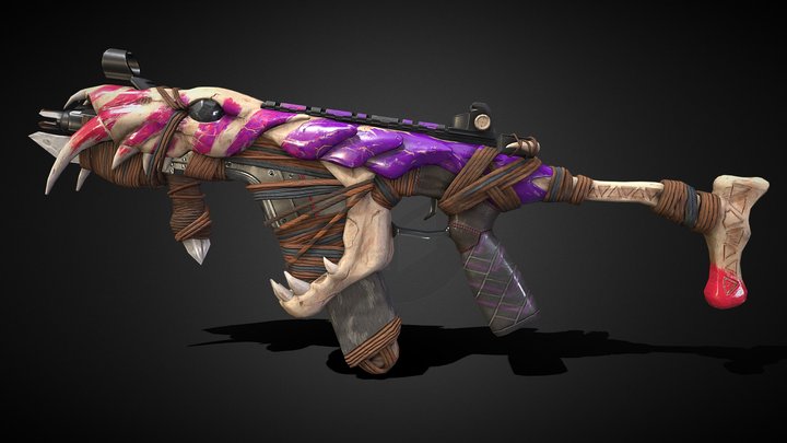 Apex Legends R99 Wishbone – Free 3D Model STL