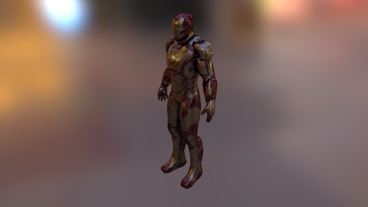 Iron Man Mark 42 3D Model