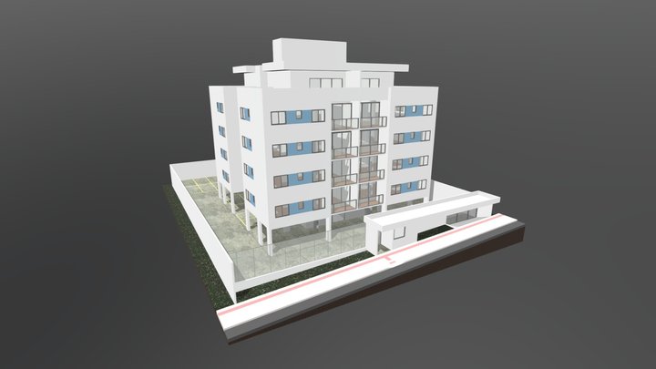 RESIDENCIAL MARINHO - CURSO ONLINE DE REVIT 3D Model