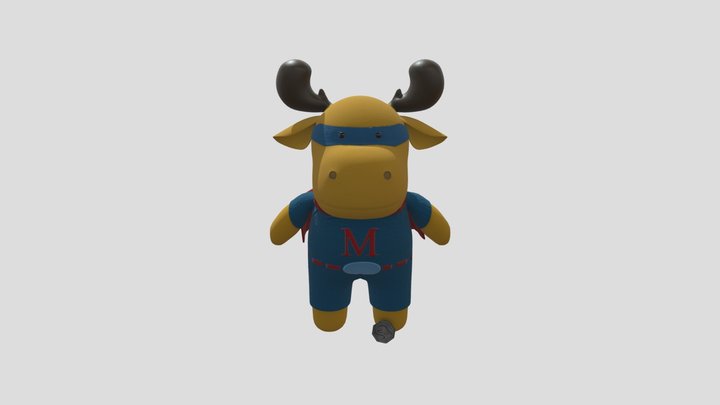 Super Moose 3D Model
