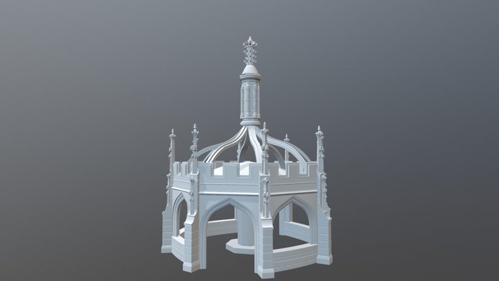 Malmesbury Market Cross 3D Model