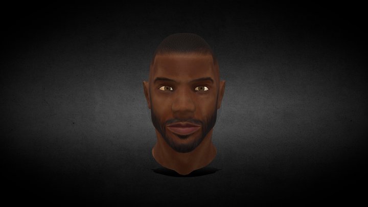 Idris Elba Bust 3D Model