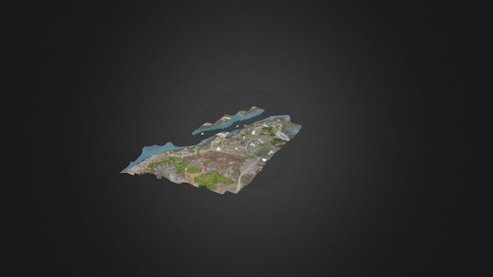 Allen Island NW Quad 3D Model