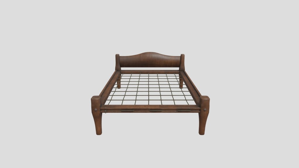 1800s Servant s Quarters Rope Bed