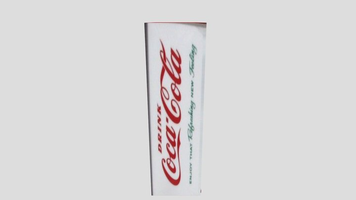 Vending Cola Machine 3D Model