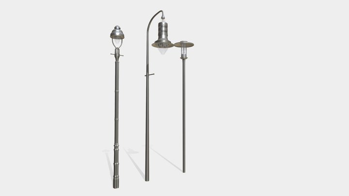 Berlin_Gas_streetLamps 3D Model