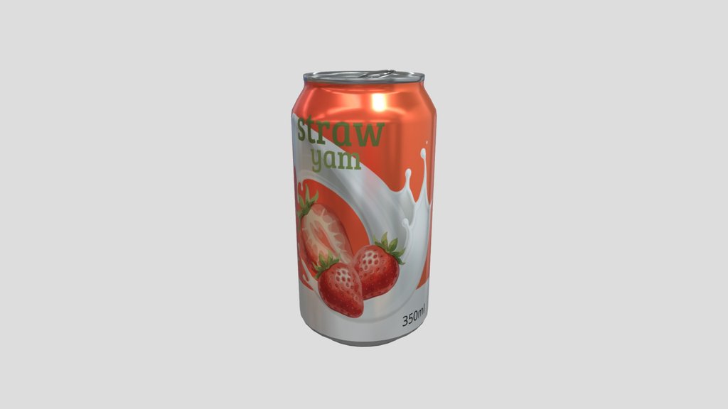 Strawberry Canned Drink