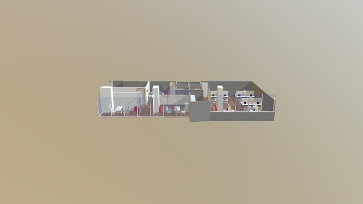 Oficina Fiber Home 3D Model