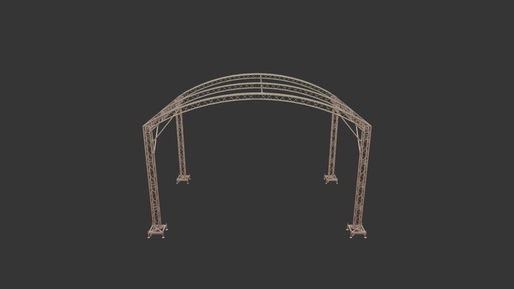 Prolyte Arc Roof 8x6m 3D Model