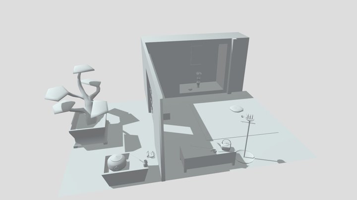 Tea Room Mbrown 3D Model