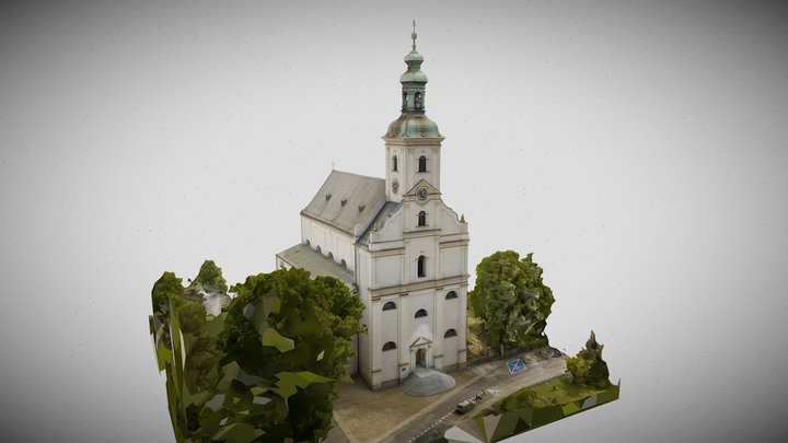 Kościół Jezusowy - Cieszyn 3D Model