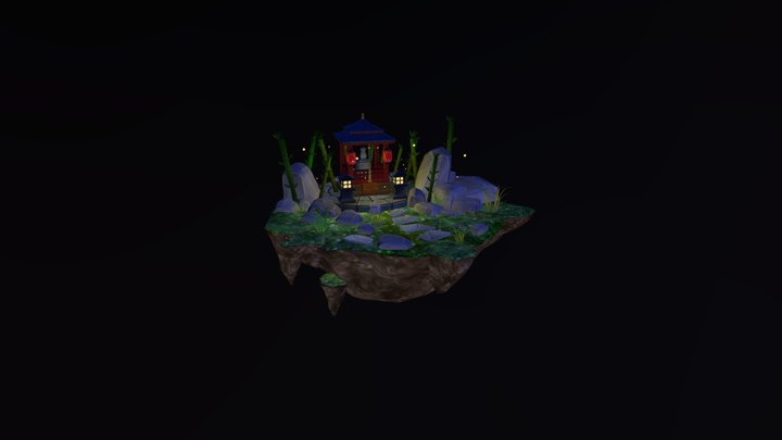 ScottishFold Shrine 3D Model
