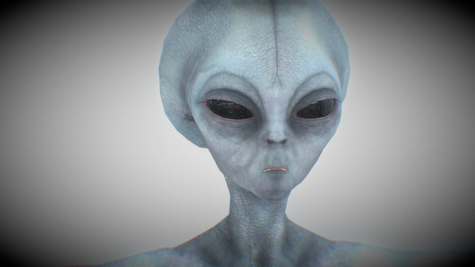 Grey Alien - Roswell Model - Lowpoly - 3D model by ShaxerTakkuY ...