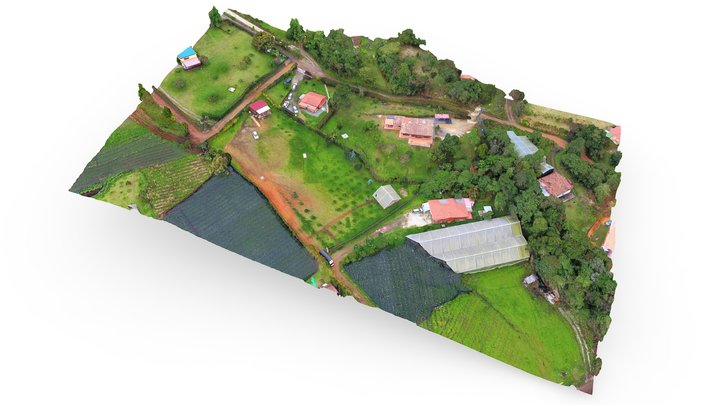 Farm in the highlands 27.03.2022 3D Model