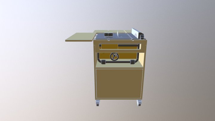 Table Saw Stand 3D Model