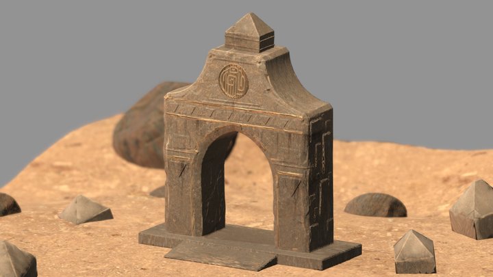 Old Gate 3D Model
