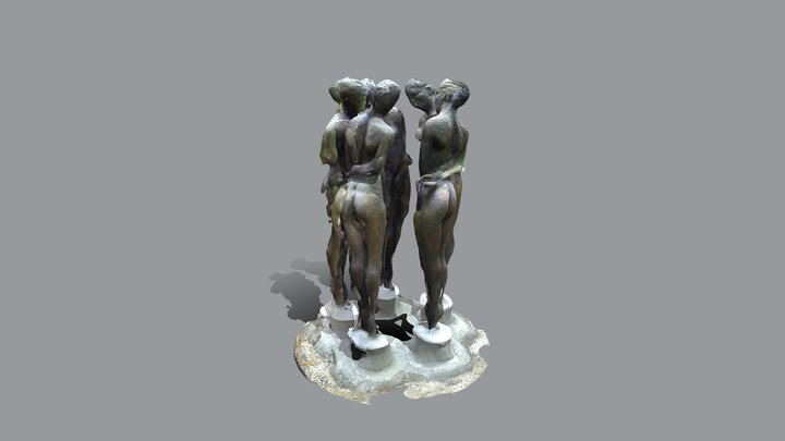 LiDAR scan of Anton Smit's "Reflect" statue 3D Model