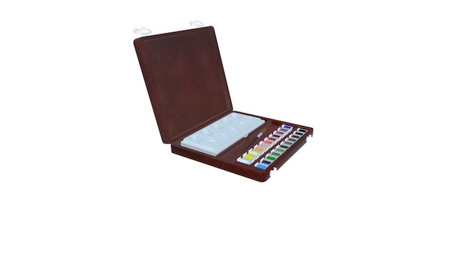 Watercolor-Palette Royal Talens "Traditional" 3D Model