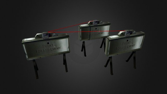 Claymore Mine Infrared MX 3D Model