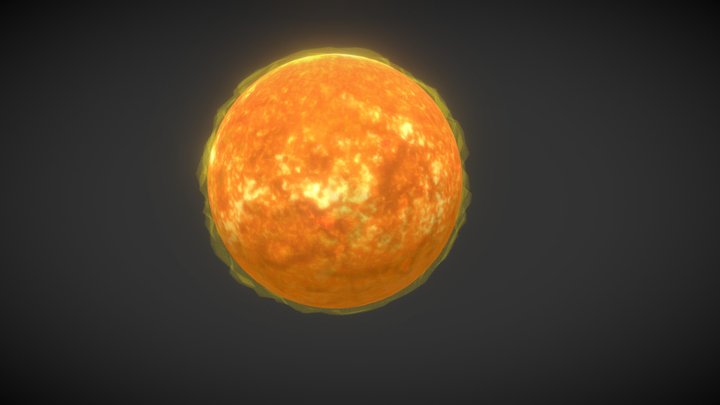 Sun animated test 3D Model