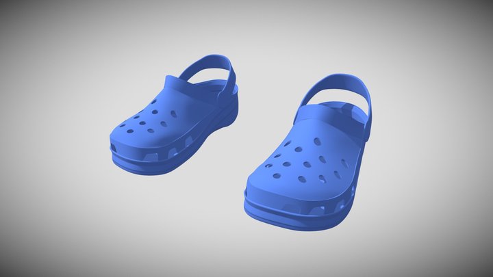 Crocs Classic Clogs 3D Model