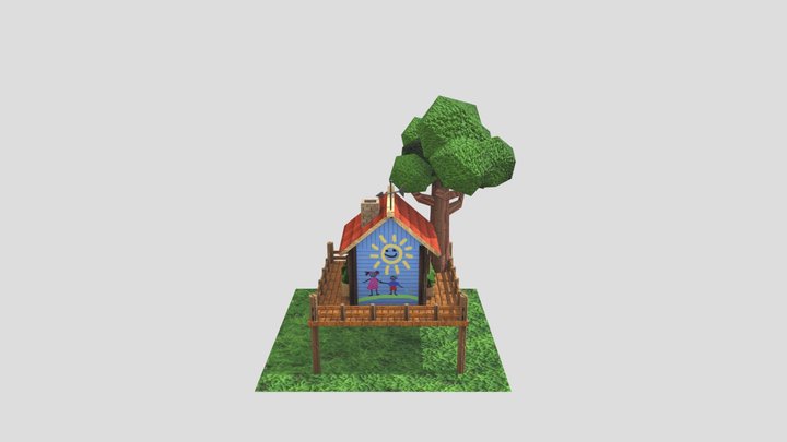 THREE HOUSE 3D Model