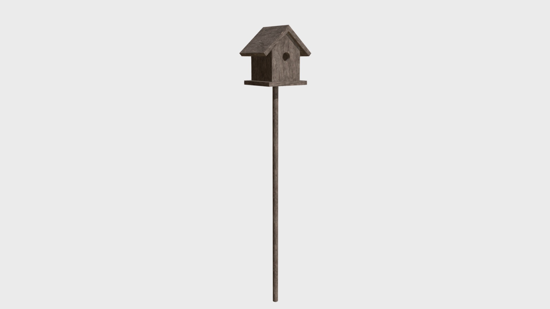 3D model Bird house 2 - This is a 3D model of the Bird house 2. The 3D model is about diagram, arrow.