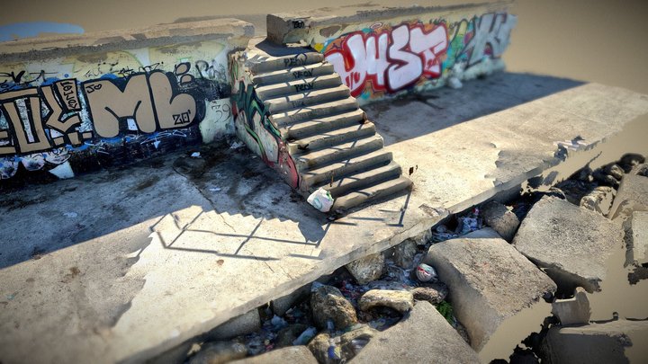 Forgotten corner at San Felipe's Point. 3D Model