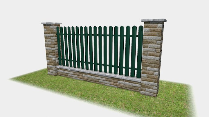 Ограждение классик 2 3D Model