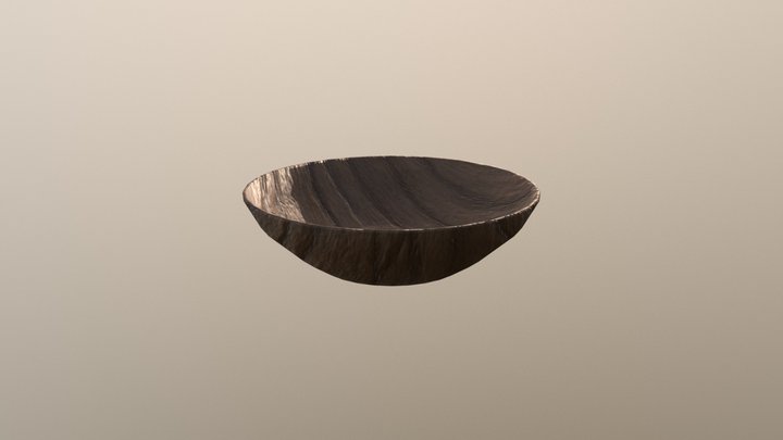 Wooden Bowl 3D Model