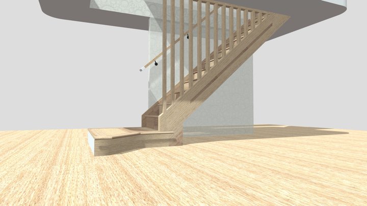 Basement Stairs 3 102825 3D Model