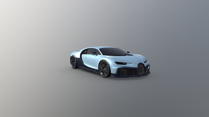 2022 Bugatti Chiron Profilee 3D Model
