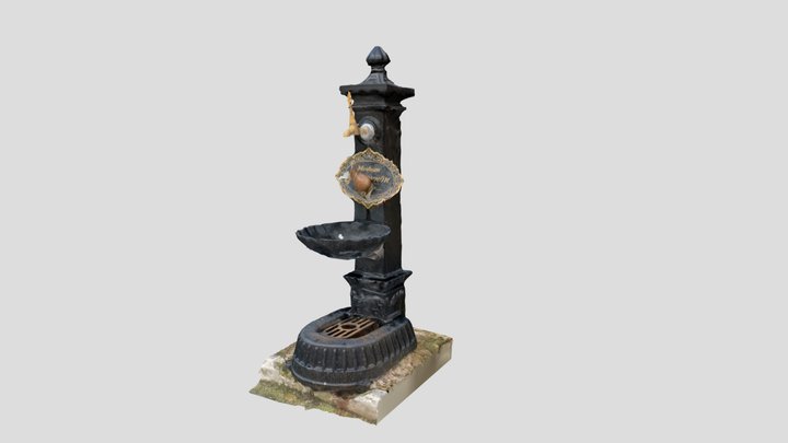 Public Water Tap in Safranbolu, Turkiye 3D Model