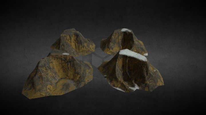 Background Mountains – Gratis 3D-model STL