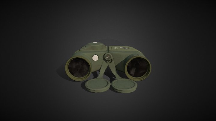 BOSTRON military binoculars 3D Model