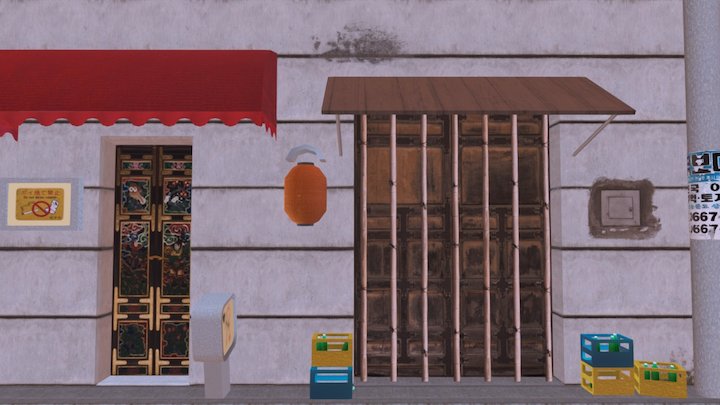 Random Street 3D Model