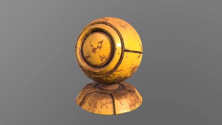 Blender material ball 3D Model
