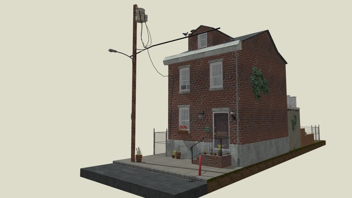DAE Rowhomes - Philadelphia 3D Model