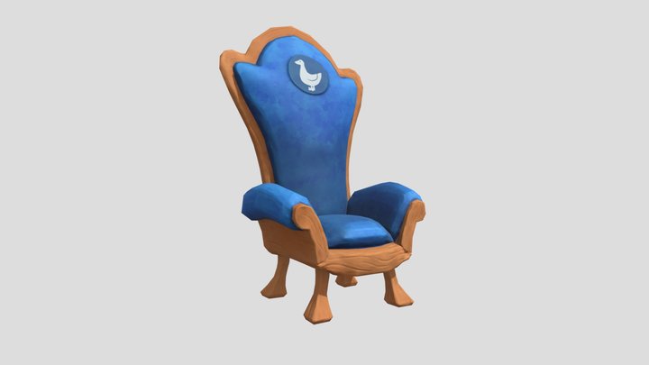 Throne - Throne Diorama 3D Model