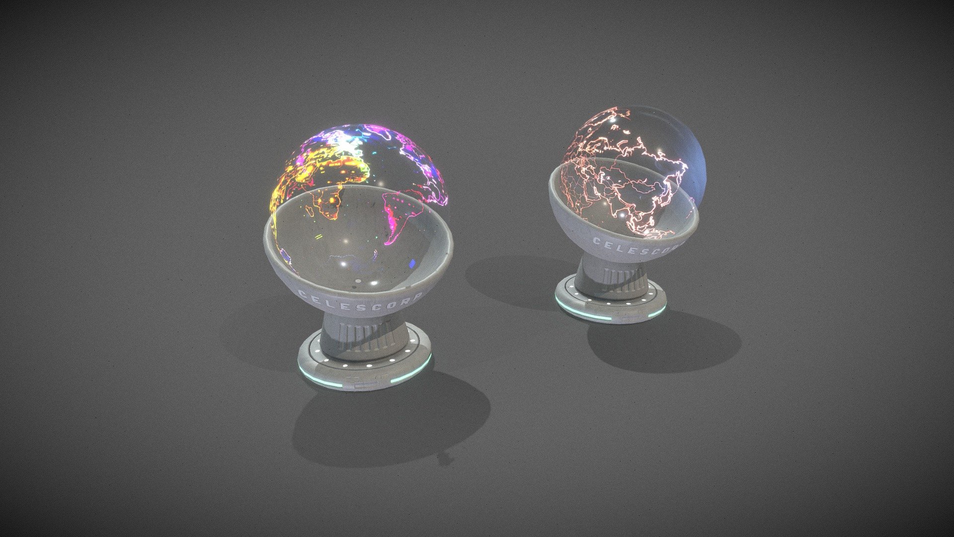 Scifi transparent globe - 3D model by Sousinho (@sousinho) [8c4553e]