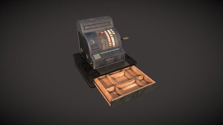 National Cash register 3D Model