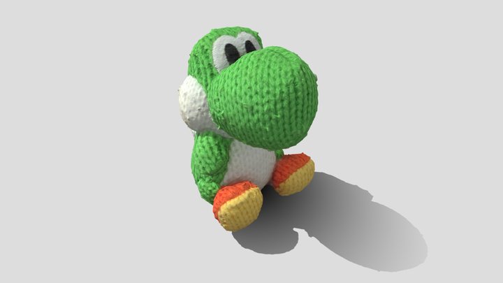 Yoshi Plush 3D Model