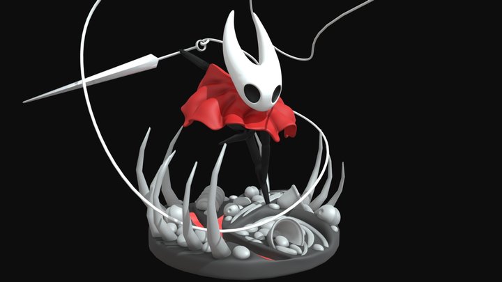 Hornet Hollow Knight Silksong 3D Model