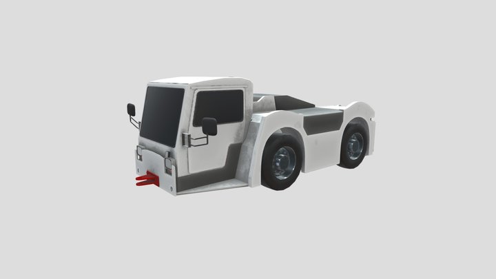JBT B650 Pushback Tractor 3D Model
