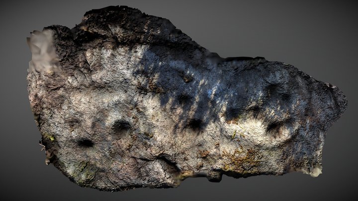 Lost Stones of Strathtay - Craig Hill 1881 (3/4) – Free 3D Model STL