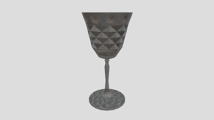 Wine Glass 3D Model