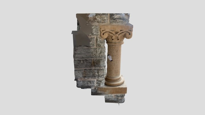 Old Main Column 3D Model