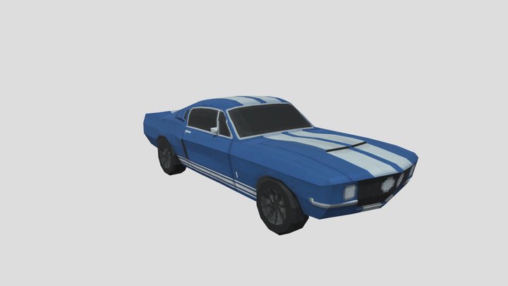 PSX 1967 Shelby GT500 3D Model