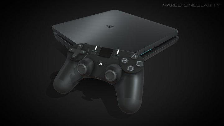 Playstation 4 Console with Dualshock 4 controllers - Finished Projects -  Blender Artists Community