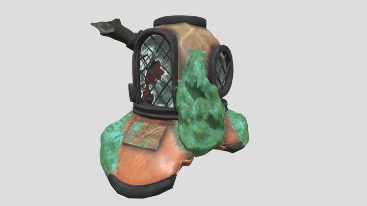 Scuba Helmet 3D Model